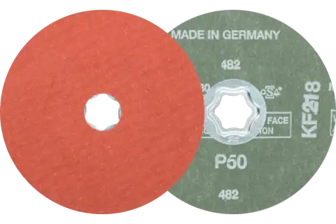 COMBICLICK aluminium oxide fibre disc dia. 125 mm A-COOL50 for stainless steel 1