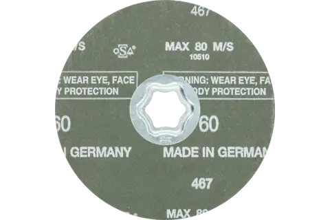 COMBICLICK aluminium oxide fibre disc dia. 125 mm A-COOL60 for stainless steel 3