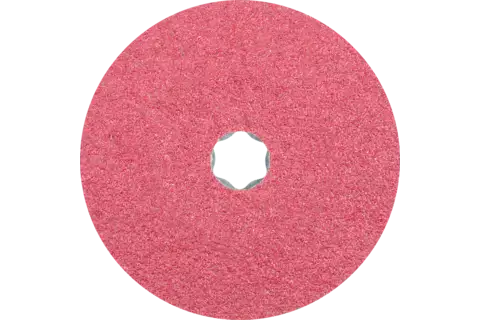COMBICLICK ceramic oxide grain fibre disc dia. 125 mm CO36 for high stock removal on steel 2