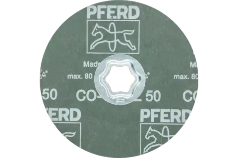 Disco in fibra granulo ceramico COMBICLICK Ø 125 mm CO-COOL50 per acciaio inox 3