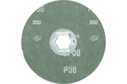 Sert demir dışı metaller için COMBICLICK SiC fiber disk çap 125mm SIC36 3