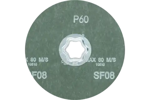 Disco in fibra granulo SiC COMBICLICK Ø 125 mm SIC60 per metalli non ferrosi duri 3