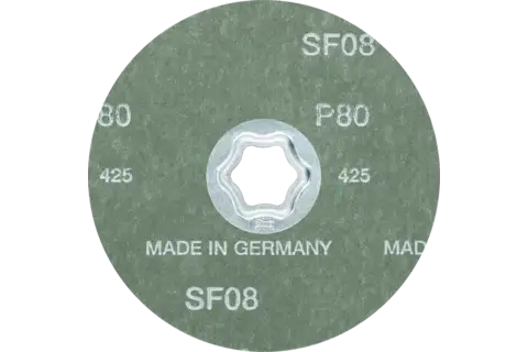 Sert demir dışı metaller için COMBICLICK SiC fiber disk çap 125mm SIC80 3