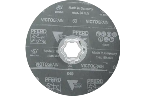 COMBICLICK fibre disc dia. 180mm VICTOGRAIN 60 maximum performance on steel 3