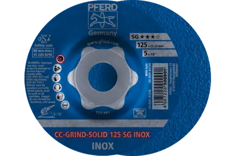CC-GRIND grinding discs SOLID SG INOX ★★★☆