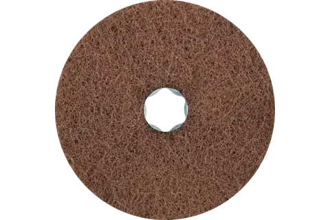COMBICLICK soft non-woven disc CC dia. 115 mm A280 for cleaning and satin finishing with an angle grinder 2