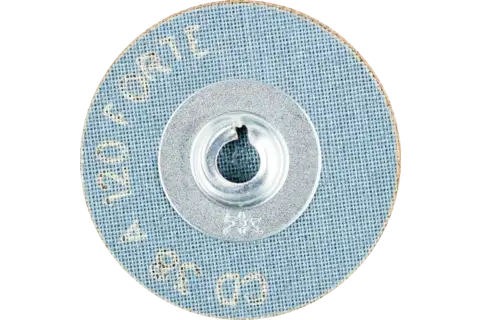 Yüksek talaş kaldırma oranı için COMBIDISC alüminyum oksit aşındırıcı disk CD çap 38 mm A120 FORTE 3