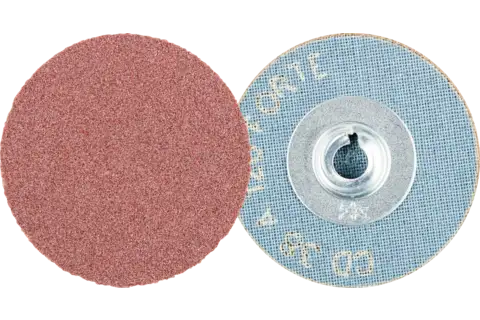 Yüksek talaş kaldırma oranı için COMBIDISC alüminyum oksit aşındırıcı disk CD çap 38 mm A120 FORTE 1