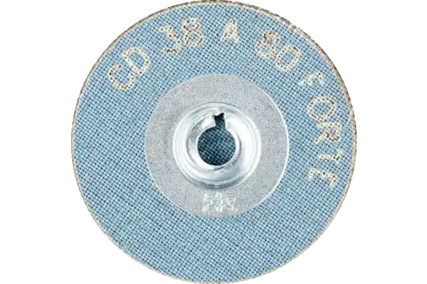 COMBIDISC aluminium oxide abrasive disc CD dia. 38 mm A80 FORTE for high stock removal rate 3