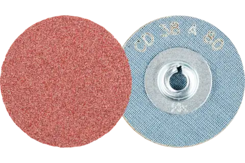 COMBIDISC aluminium oxide abrasive disc CD dia. 38 mm A80 for general use 1