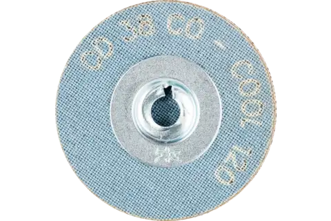 Disco abrasivo granulo ceramico COMBIDISC CD Ø 38 mm CO-COOL120 per acciaio e acciaio inox 3