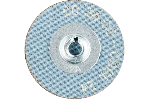 Disco abrasivo granulo ceramico COMBIDISC CD Ø 38 mm CO-COOL24 per acciaio e acciaio inox 3