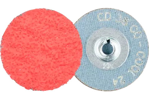 Disco abrasivo granulo ceramico COMBIDISC CD Ø 38 mm CO-COOL24 per acciaio e acciaio inox 1