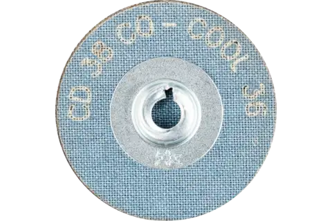 Disco abrasivo granulo ceramico COMBIDISC CD Ø 38 mm CO-COOL36 per acciaio e acciaio inox 3