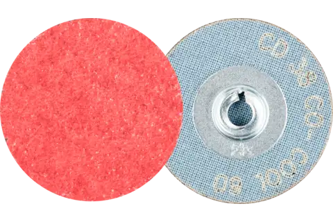Disco abrasivo granulo ceramico COMBIDISC CD Ø 38 mm CO-COOL60 per acciaio e acciaio inox 1