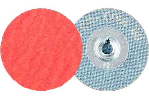 Disco abrasivo granulo ceramico COMBIDISC CD Ø 38 mm CO-COOL80 per acciaio e acciaio inox 1