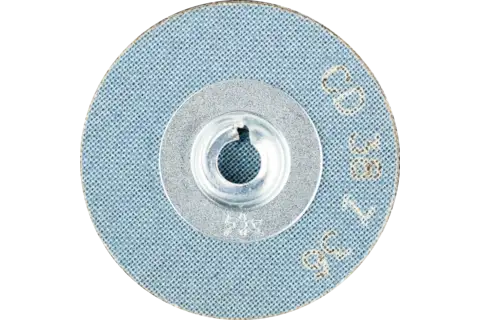 Sertleştirilmiş çelik için COMBIDISC Zirkon aşındırıcı disk CD çap 38 mm Z36 3