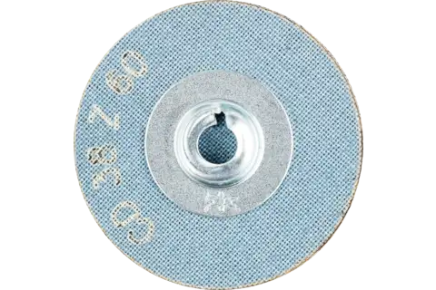 Pastille abrasive à grain zircon COMBIDISC CD Ø 38 mm Z60 pour acier trempé 3