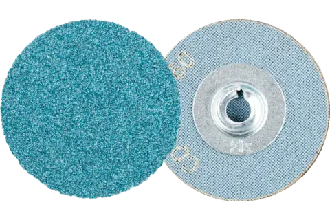Pastille abrasive à grain zircon COMBIDISC CD Ø 38 mm Z60 pour acier trempé 1