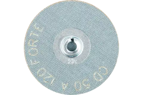 Yüksek talaş kaldırma oranı için COMBIDISC alüminyum oksit aşındırıcı disk CD çap 50 mm A120 FORTE 3