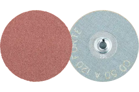 COMBIDISC aluminium oxide abrasive disc CD dia. 50mm A120 FORTE for high stock removal rate