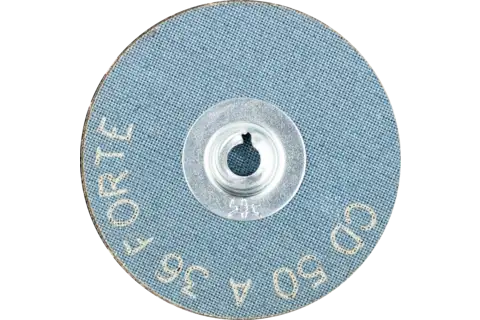 Yüksek talaş kaldırma oranı için COMBIDISC alüminyum oksit aşındırıcı disk CD çap 50 mm A36 FORTE 3