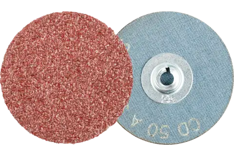 Dayanıklılık uygulamaları için COMBIDISC alüminyum oksit aşındırıcı disk CD çap 50mm A36 PLUS 1