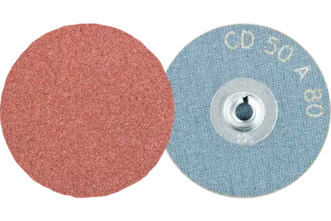 Pastille abrasive à grain corindon COMBIDISC CD Ø 50 mm A80 pour applications universelles 1