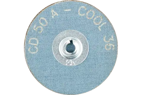 Pastille abrasive à grain corindon COMBIDISC CD Ø 50 mm A36 COOL pour acier inoxydable 3