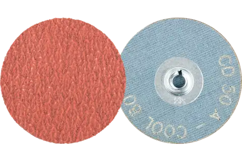 Pastille abrasive à grain corindon COMBIDISC CD Ø 50 mm A80 COOL pour acier inoxydable 1