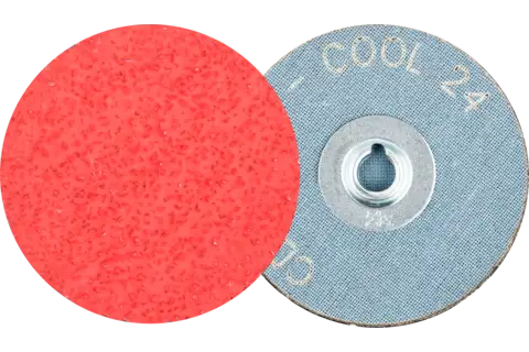 Disco lijador COMBIDISC, grano cerámico CD Ø 50 mm CO-COOL24 para acero y acero inoxidable 1