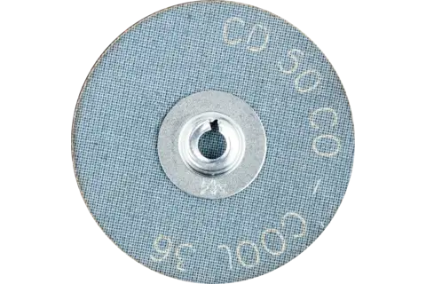 Disco abrasivo granulo ceramico COMBIDISC CD Ø 50 mm CO-COOL36 per acciaio e acciaio inox 3