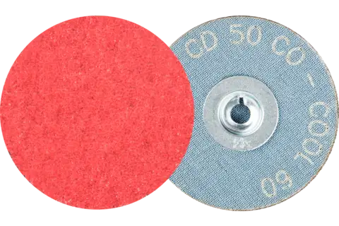 Disco abrasivo granulo ceramico COMBIDISC CD Ø 50 mm CO-COOL60 per acciaio e acciaio inox 1