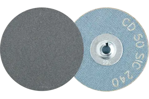 Pastille abrasive SIC COMBIDISC CD Ø 50 mm SIC240 pour les métaux non ferreux durs 1