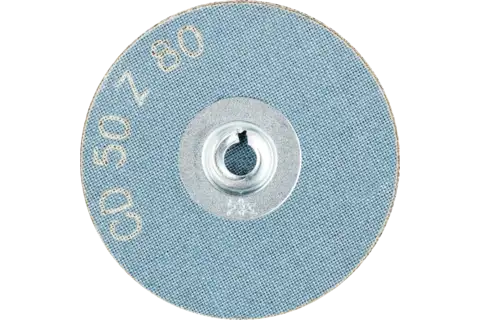 Sertleştirilmiş çelik için COMBIDISC Zirkon aşındırıcı disk CD çap 50 mm Z80 3