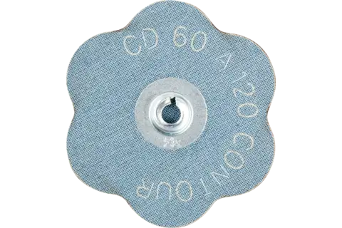 COMBIDISC Korund Schleifblatt CD Ø 60mm A120 CONTOUR für Konturen 3