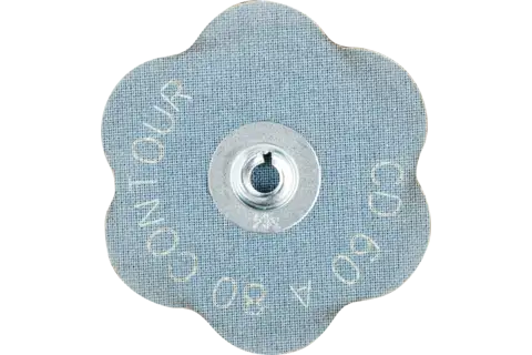 COMBIDISC Korund Schleifblatt CD Ø 60mm A80 CONTOUR für Konturen 3