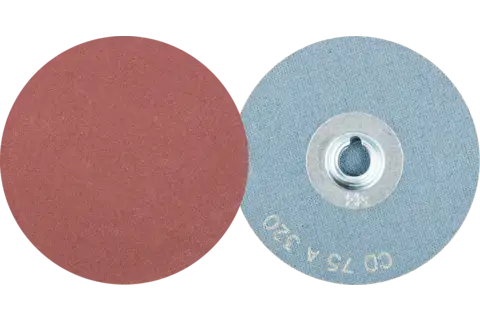 COMBIDISC aluminium oxide abrasive disc CD dia. 75 mm A320 for general use 1