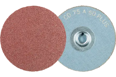 Dayanıklılık uygulamaları için COMBIDISC alüminyum oksit aşındırıcı disk CD çap 75mm A60 PLUS 1