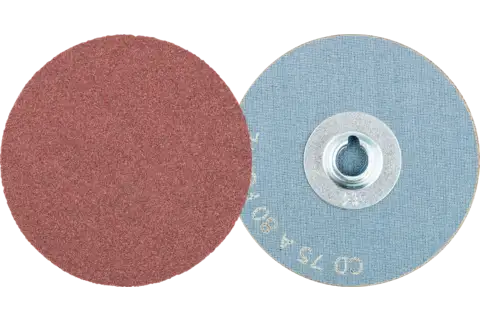 Yüksek talaş kaldırma oranı için COMBIDISC alüminyum oksit aşındırıcı disk CD çap 75 mm A80 FORTE 1