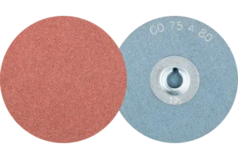 Genel kullanım için COMBIDISC alüminyum oksit aşındırıcı disk CD çap 75mm A80 1