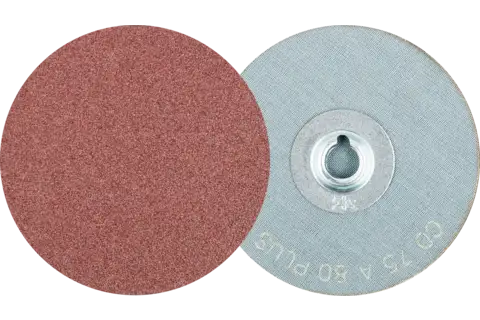Disco lijador COMBIDISC, corindón CD Ø 75 mm A80 PLUS para aplicaciones robustas 1