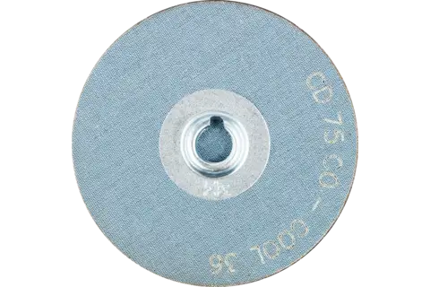 Disco abrasivo granulo ceramico COMBIDISC CD Ø 75 mm CO-COOL36 per acciaio e acciaio inox 3
