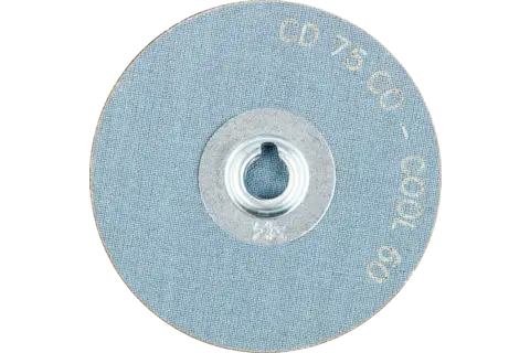 Disco abrasivo granulo ceramico COMBIDISC CD Ø 75 mm CO-COOL60 per acciaio e acciaio inox 3