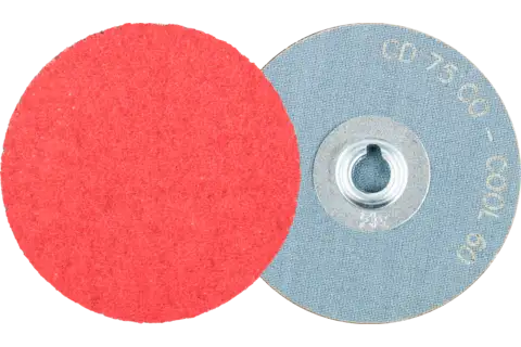Disco abrasivo granulo ceramico COMBIDISC CD Ø 75 mm CO-COOL60 per acciaio e acciaio inox 1