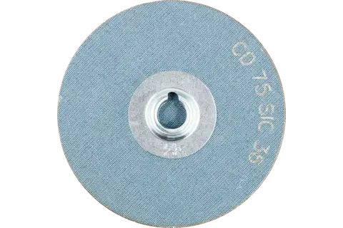 COMBIDISC SIC Schleifblatt CD Ø 75 mm SIC36 für harte NE Metalle 3