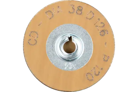 Disco lijador COMBIDISC, diamante CD Ø 38 mm D126/P 120 para titanio, vidrio, PRFV y piedra 3