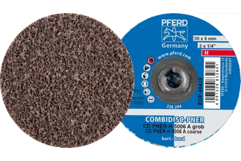 COMBIDISC pressed non-woven disc CD PNER dia. 50mm hard A coarse for finishing 1