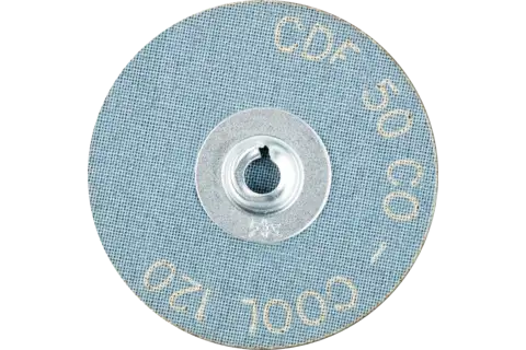 Minidisco in fibra granulo ceramico COMBIDISC CDF Ø 50 mm CO-COOL120 per acciaio e acciaio inox 3