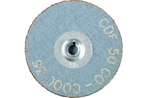 Minidisco in fibra granulo ceramico COMBIDISC CDF Ø 50 mm CO-COOL36 per acciaio e acciaio inox 3